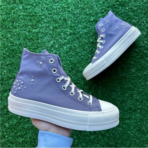 Converse Chuck Taylor All Star Lift Hi Lavender Ashe - Picture 3 of 12